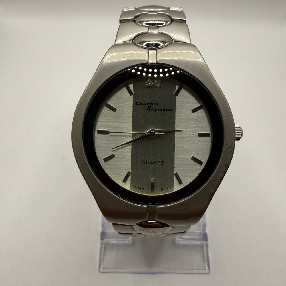 Mens Charles Raymond Silver Gradient Sector Prizm Prism Integrated (New Battery)